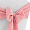 10 Pieces Rose Elegant 8"x108" Polyester Chair Sashes for Weddings & Special Events